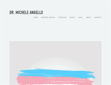 Tablet Screenshot of micheleangello.com